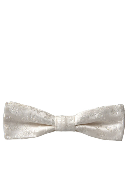 a white bow tie on a white background