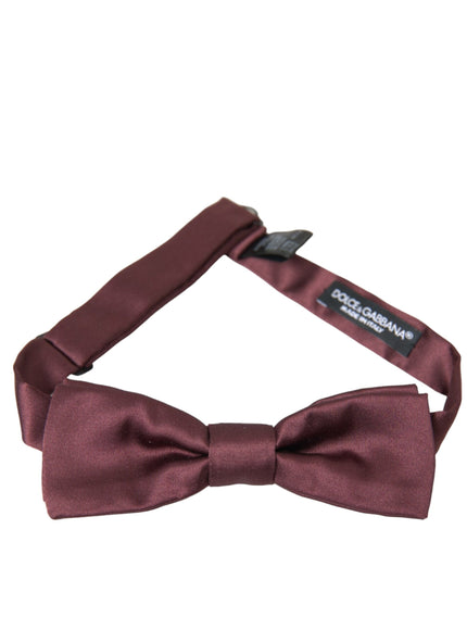 a bow tie with a name tag on it