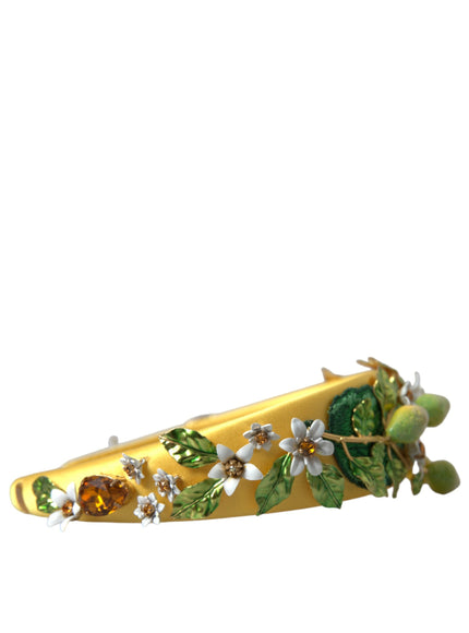 Dolce & Gabbana hairband with lemon and daisy design