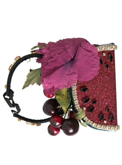 Top view of Dolce & Gabbana watermelon hairband