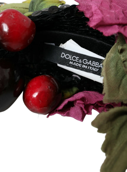 Dolce & Gabbana label on crystal hairband