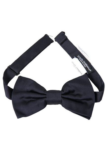 a black bow tie on a white background