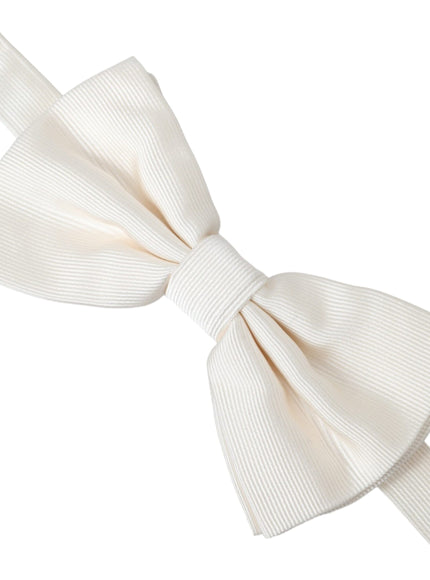 a white bow on a white background