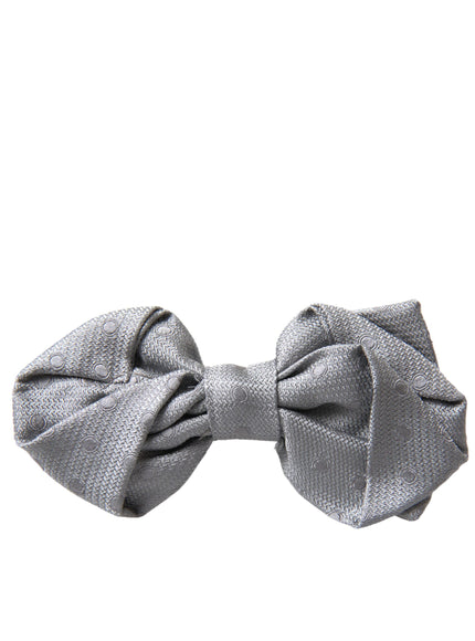 a close up of a bow tie on a white background