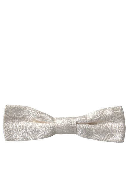 a white bow tie on a white background