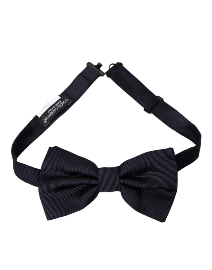 a black bow tie on a white background