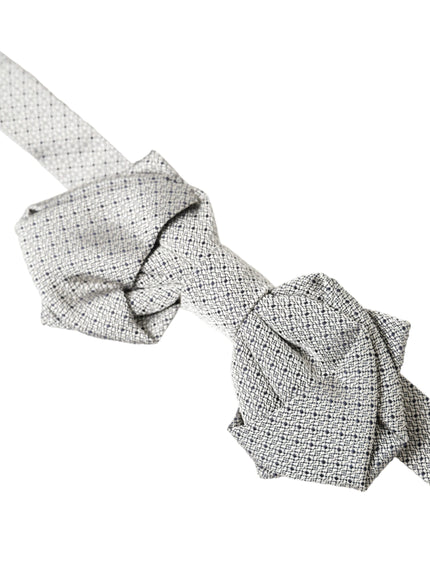 a close up of a tie on a white background