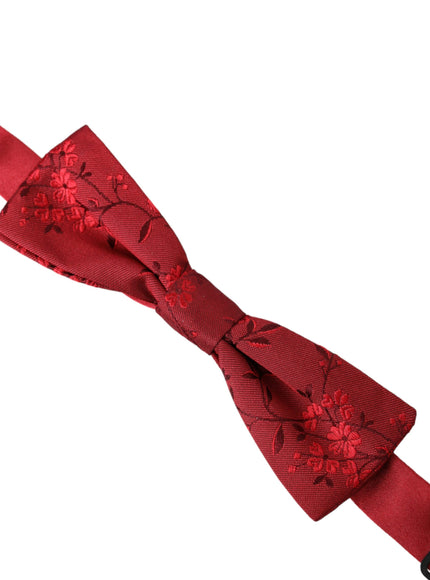 a red bow tie on a white background