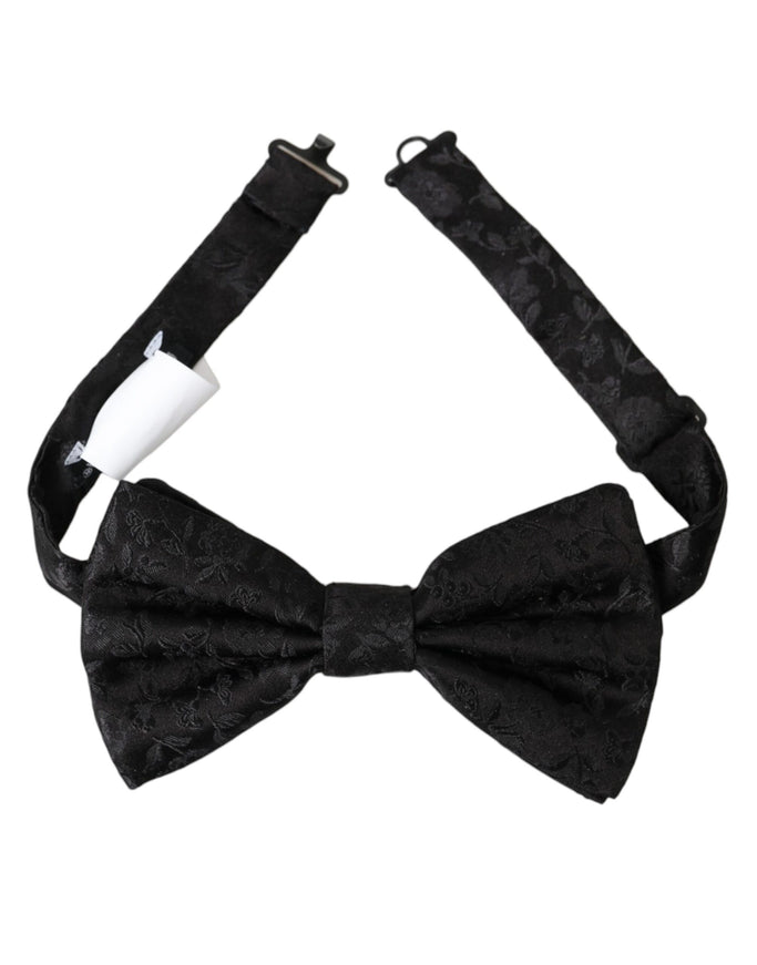 a close up of a bow tie on a white background