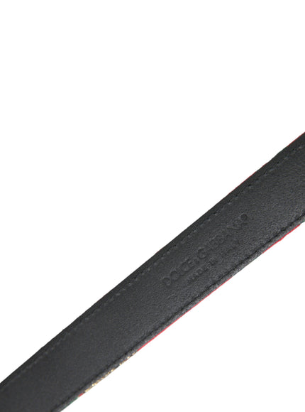 a close up of a black belt on a white background