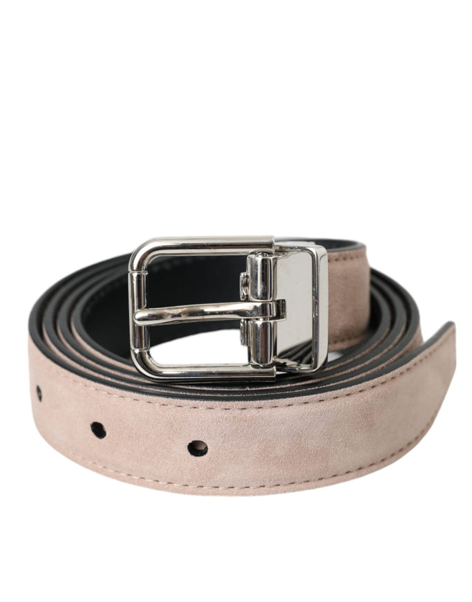 a belt with a metal buckle on a white background