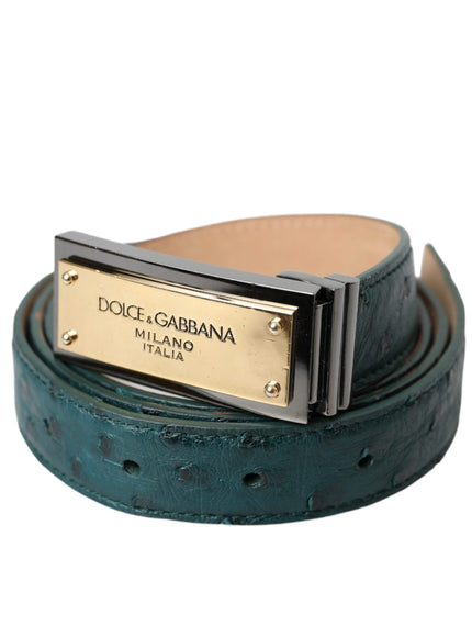 a belt with a plaque on it that says dolce garbana