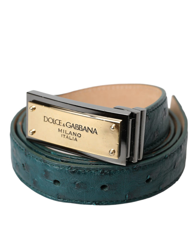 a belt with a plaque on it that says dolce garbana