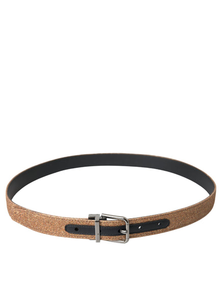 a belt with a metal buckle on a white background