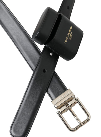 a black belt with a metal buckle