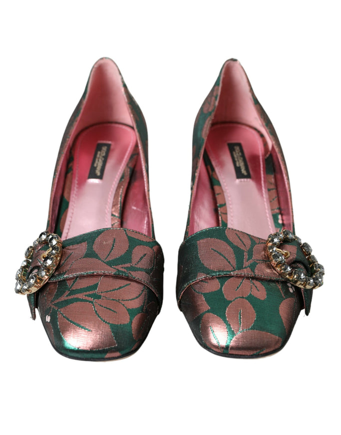 a pair of women's shoes with flowers on them