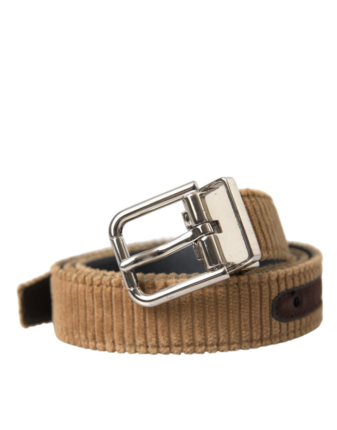 a belt with a metal buckle on a white background