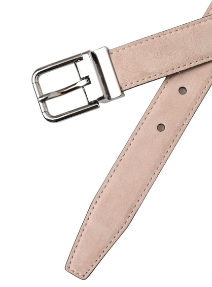 a belt with a metal buckle on a white background