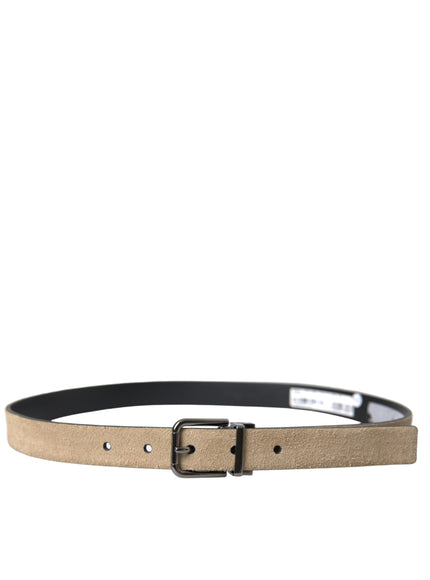 a belt with a metal buckle on a white background