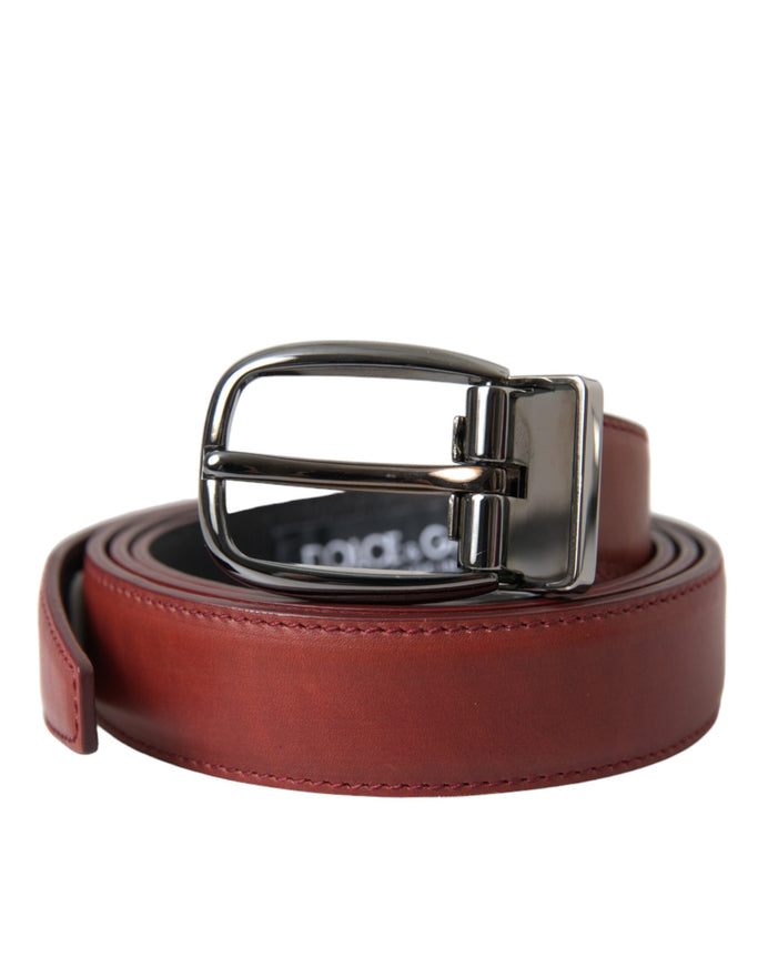 a leather belt with a metal buckle