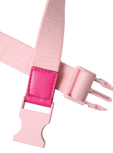 a pink strap with a pink buckle on it