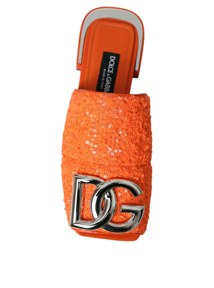 an orange cell phone holder with a logo on it