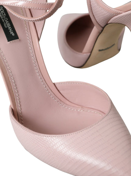 a pair of pink high heeled shoes