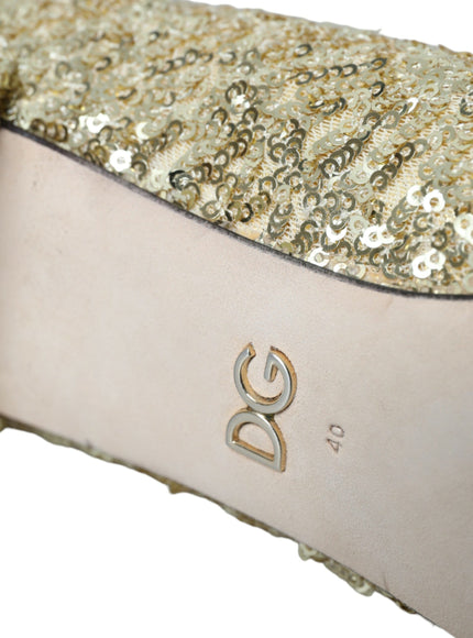 a close up of a pair of shoes with sequins