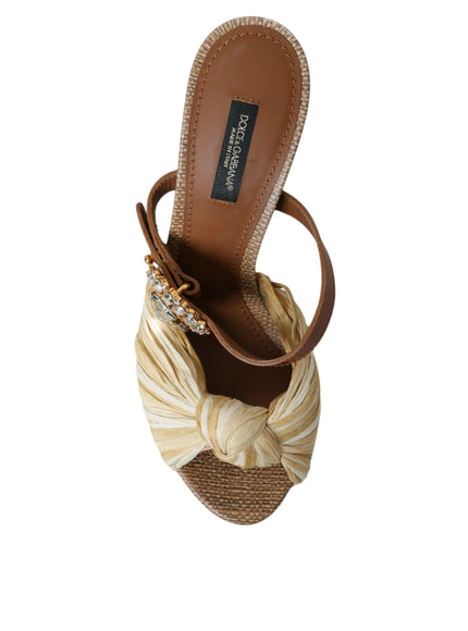 a women's sandal with a bow on the side