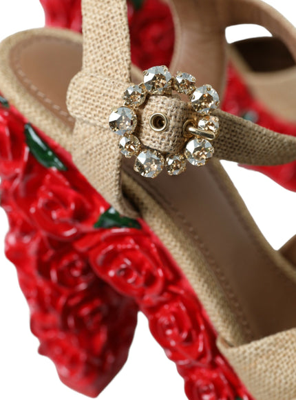 a close up of a pair of shoes with flowers on them