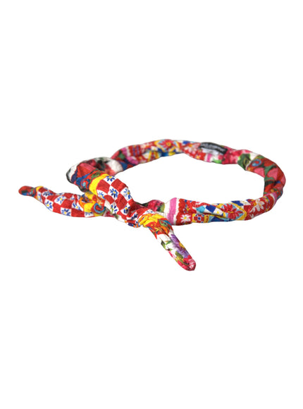 a pair of colorful dog leashes on a white background