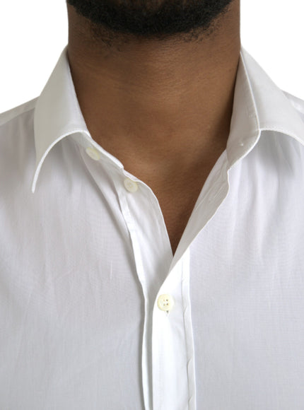 Close-up of Dolce & Gabbana Sicilia shirt collar