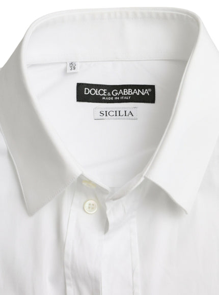 Dolce & Gabbana Sicilia shirt label and collar