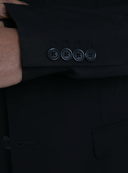 Close-up of Dolce & Gabbana suit sleeve buttons