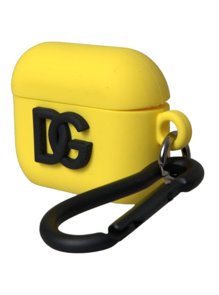 a yellow and black case with a black handle