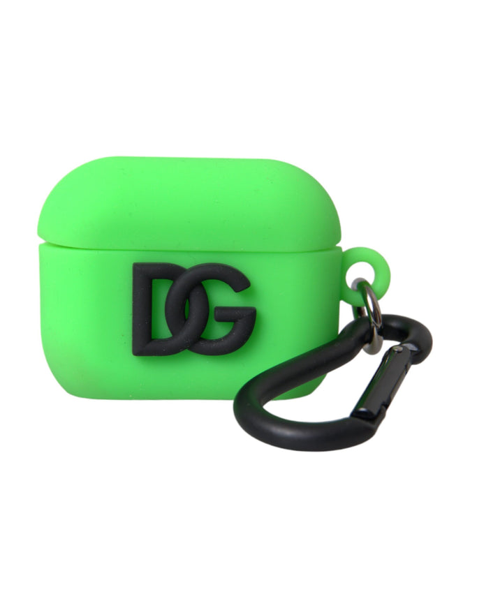 a green case with a black g logo on it