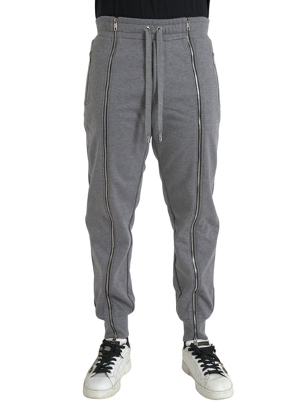 Dolce & Gabbana gray jogger sweatpants front view