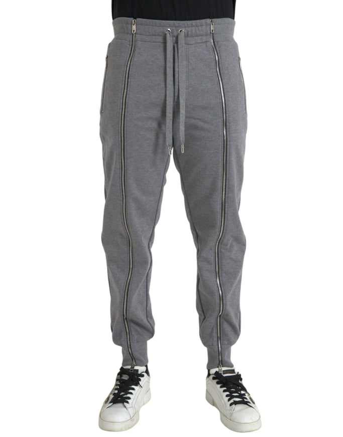 Dolce & Gabbana gray jogger sweatpants front view