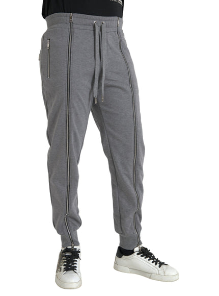 Dolce & Gabbana gray jogger sweatpants side view