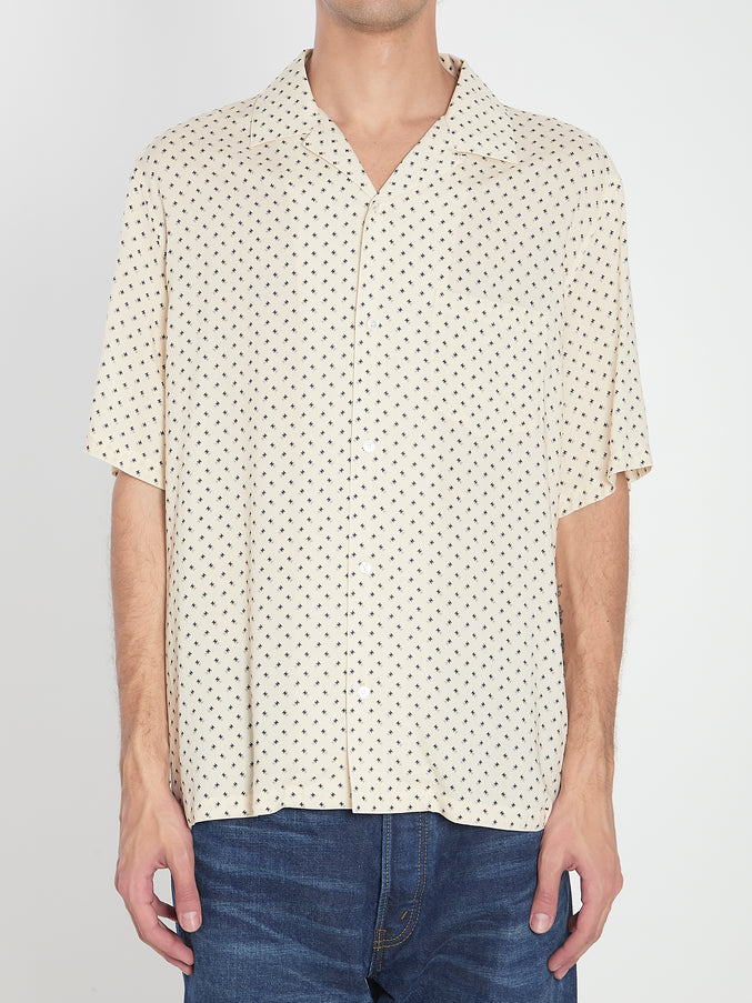Celine Hawaiian Shirt Cream