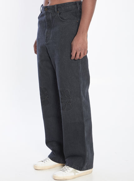 Loewe Baggy Anagram Denim Pants