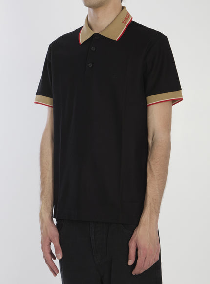 Burberry Piqué Cotton Polo Shirt