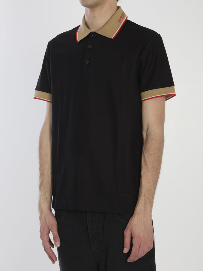 Burberry Piqué Cotton Polo Shirt