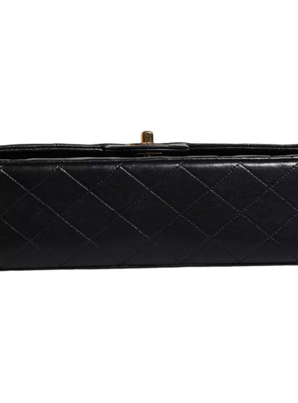 Chanel Black Medium Lambskin Classic Double Flap Bag