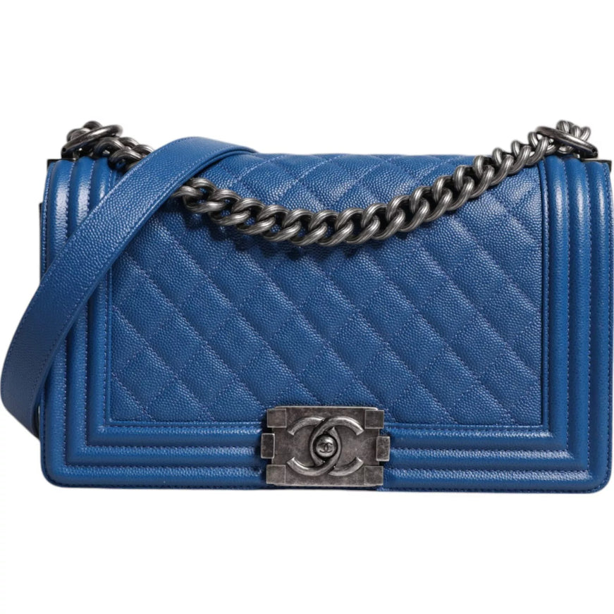 Chanel Boy Lambskin Medium Shoulder Bag