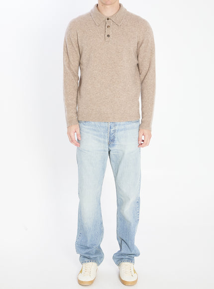 Roberto Collina Cashmere Blend Polo Shirt