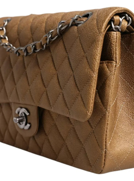 Chanel Medium Classic Double Flap Ruthenium Hardware