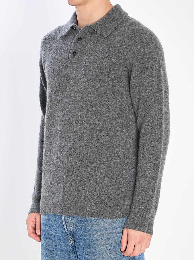 Roberto Collina Cashmere Blend Polo Shirt