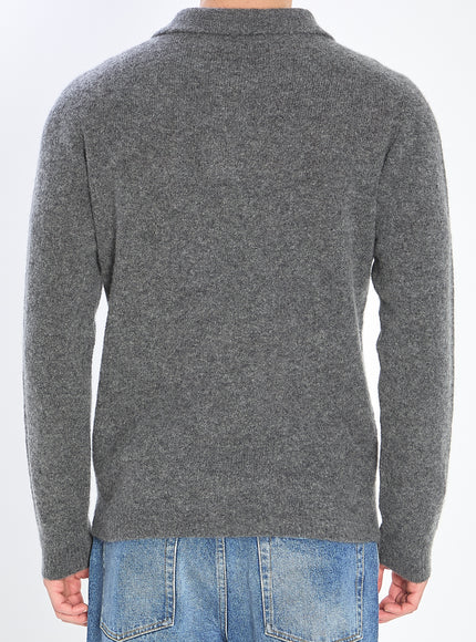 Roberto Collina Cashmere Blend Polo Shirt