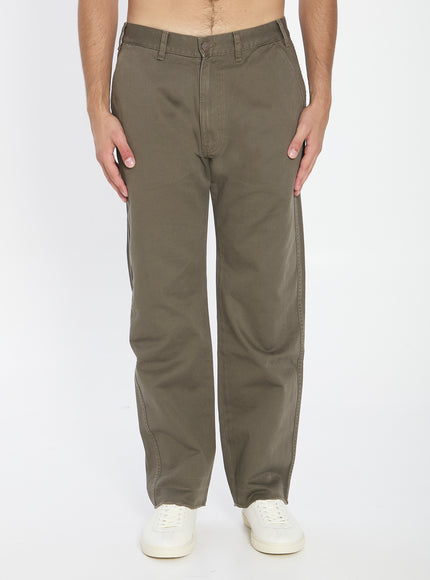 Celine Rinsed Denim Jeans Green